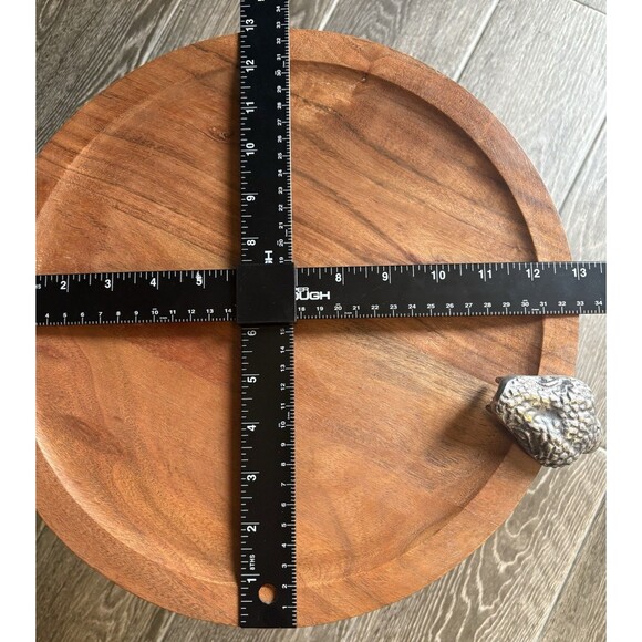 Coiled Serpent Serving Tray — Wood Platter & Sculptural Snake Base-Whimsical/New - Picture 8 of 16